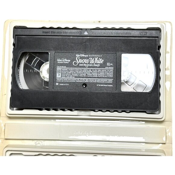 Vintage Walt Disney's Masterpiece Snow White and the 7 Dwarfs VHS 1994 VGUC  CLA - Picture 5 of 5